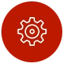 Mechanical processing icon